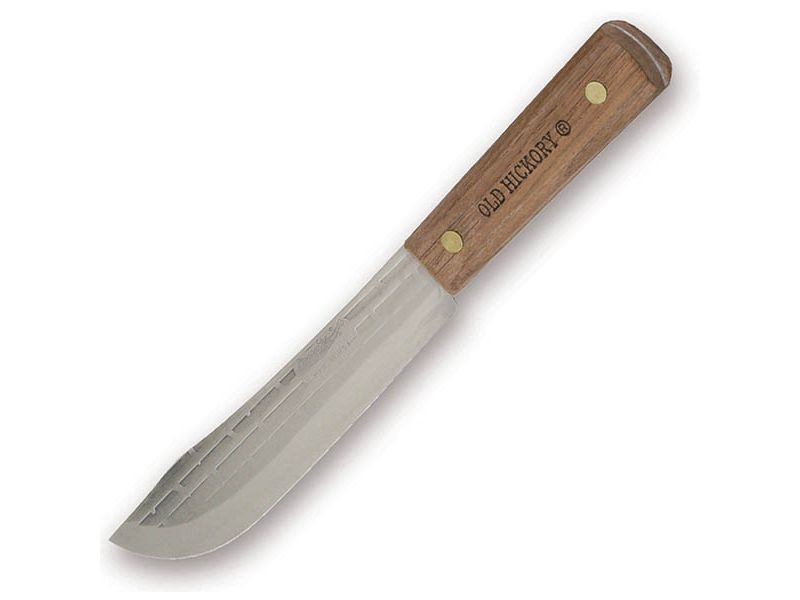 Ontario Butcher Knife 7.0 in Blade Hardwood Handle