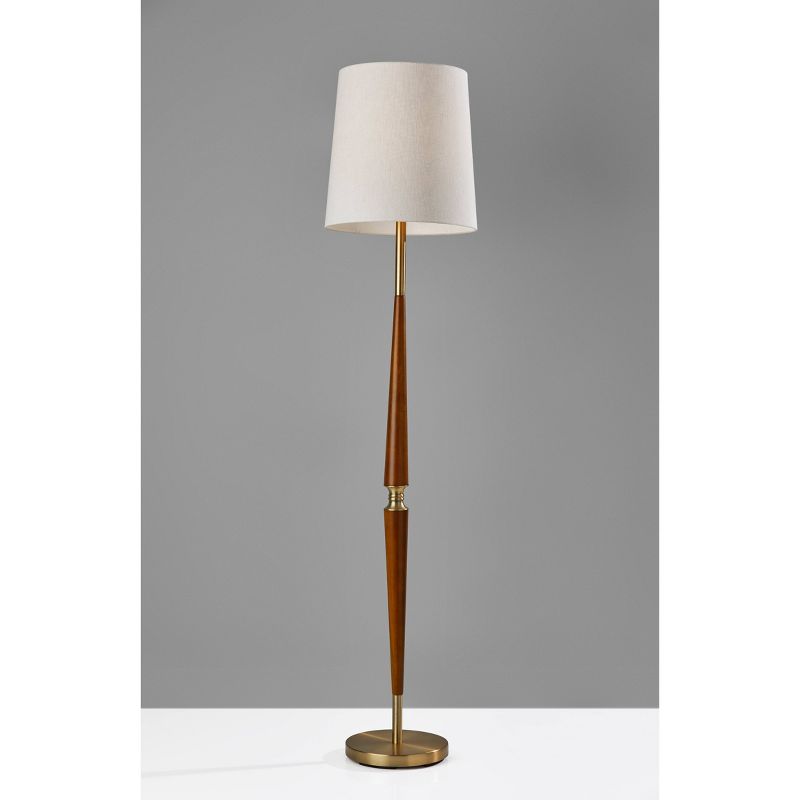 Weston Floor Lamp Walnut - Adesso