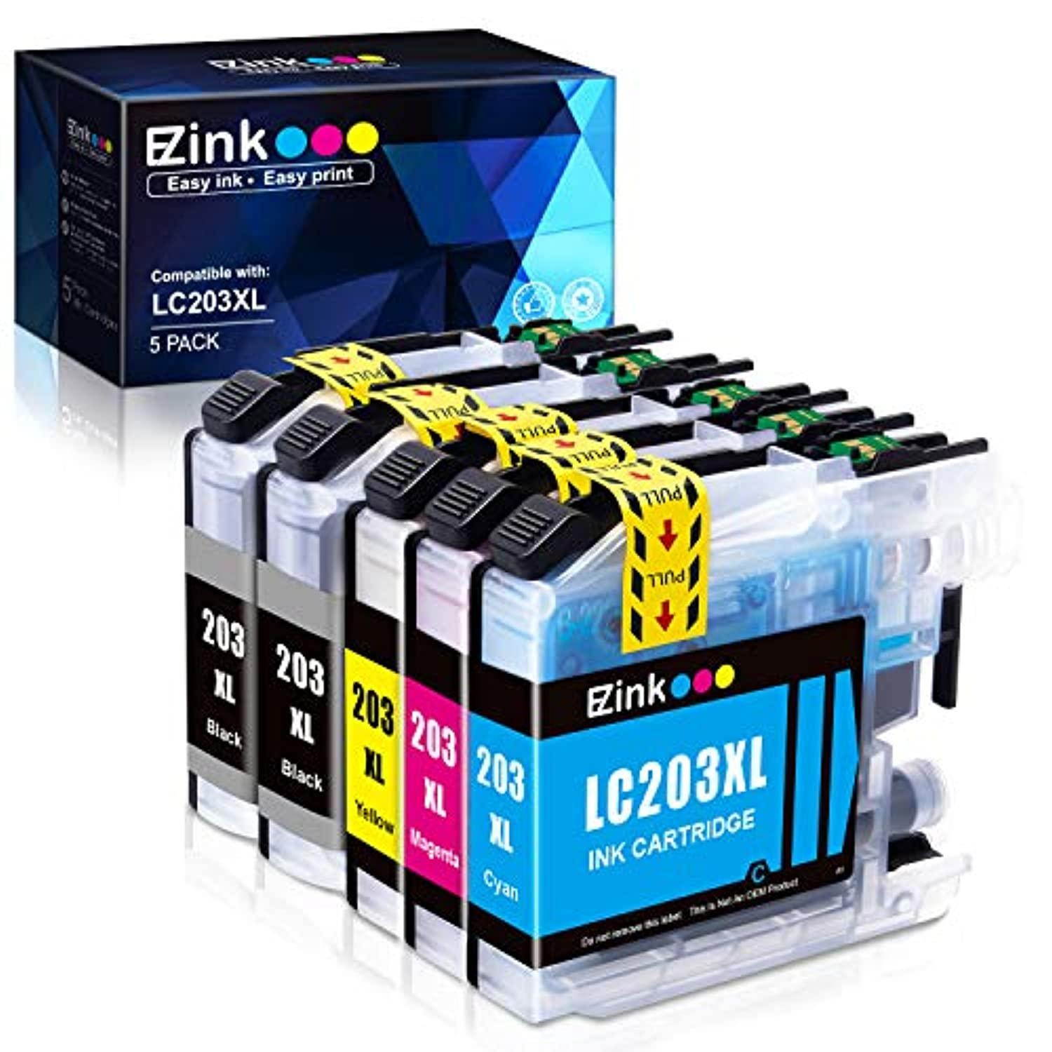 e-z ink(tm) compatible ink cartridge replacement for brother lc203xl lc203 xl to use with mfc-j480dw mfc-j880dw mfc-j4420dw mfc