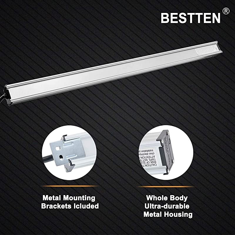 WideSpaced 16Outlet Metal Surge Protector Power Strip with 12ft Long Extension Cord 450 Joules 15A Switch with Circuit Breaker Silver