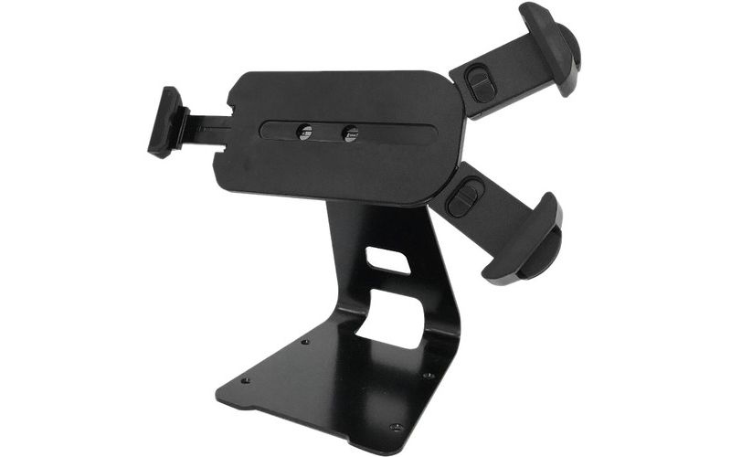 Tryten OmniFlip Universal Tablet Stand - Up to 12.9" Screen Support - 9.5" Height x 5.8" Width x 6" Depth - Metal - Black