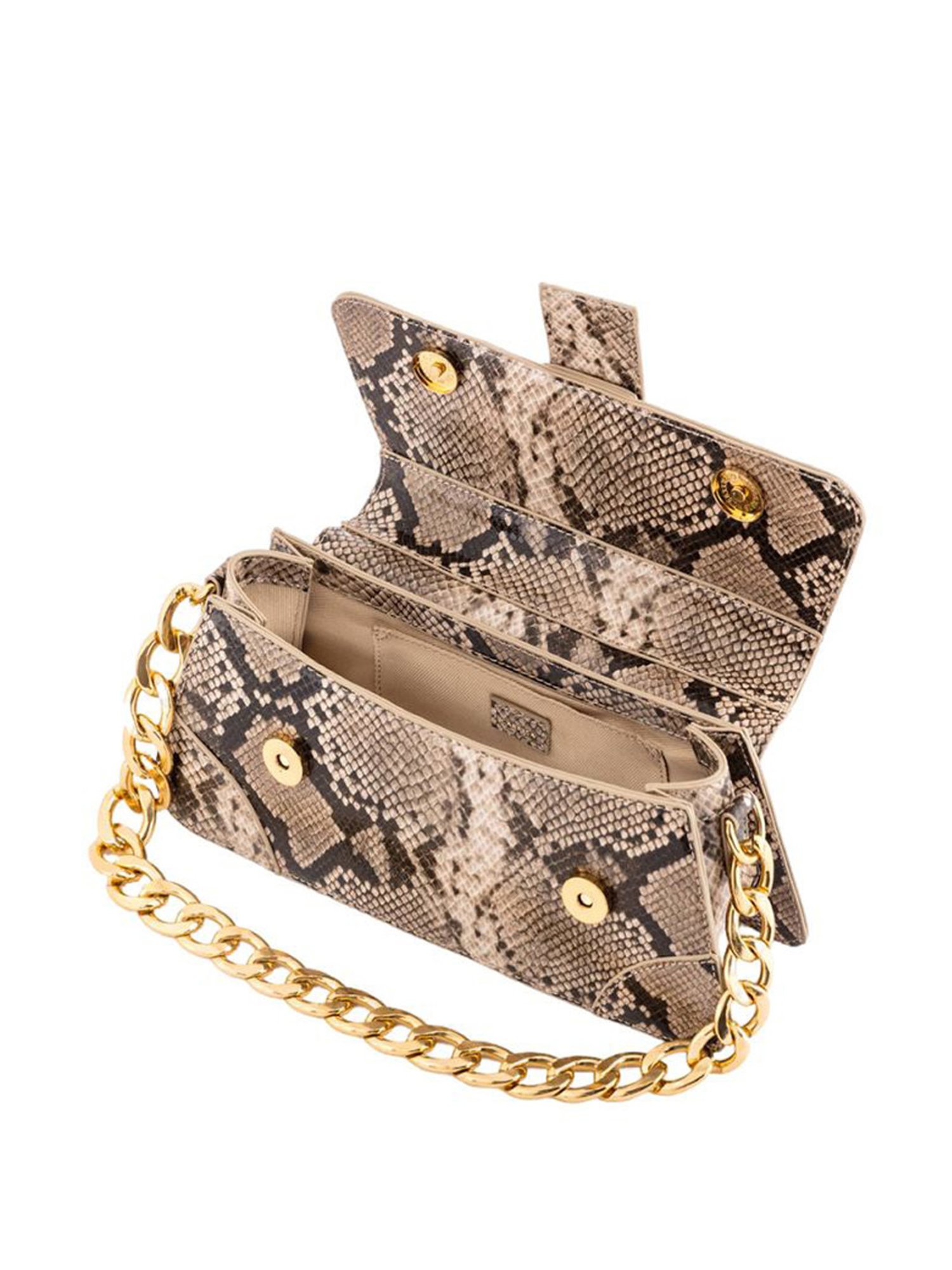 Carpisa Fanciful V2 Beige Faux Leather Textured Sling Handbag