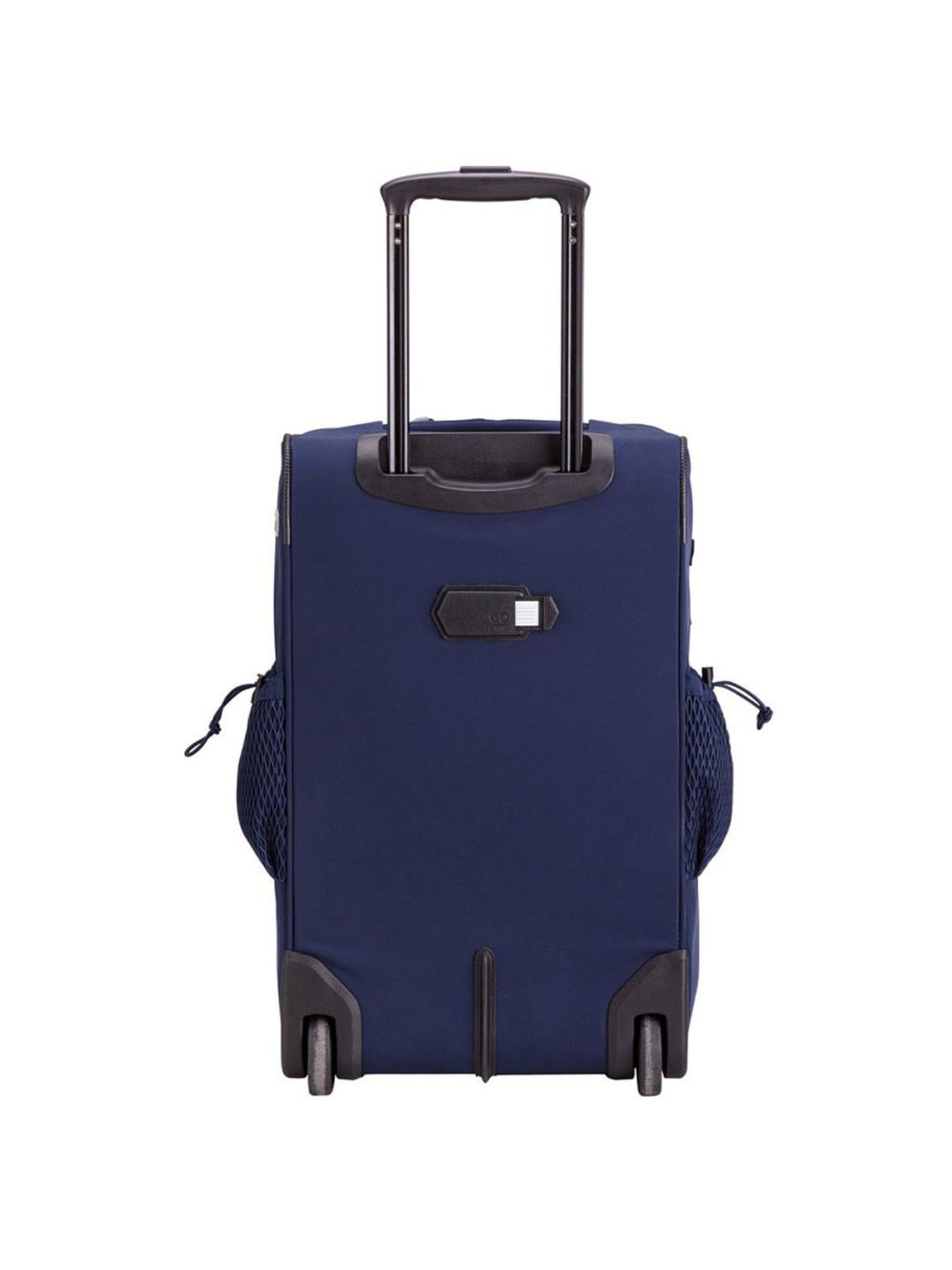 Carpisa Advance Go Blue Solid Soft Medium Trolley Bag - 53 Cms