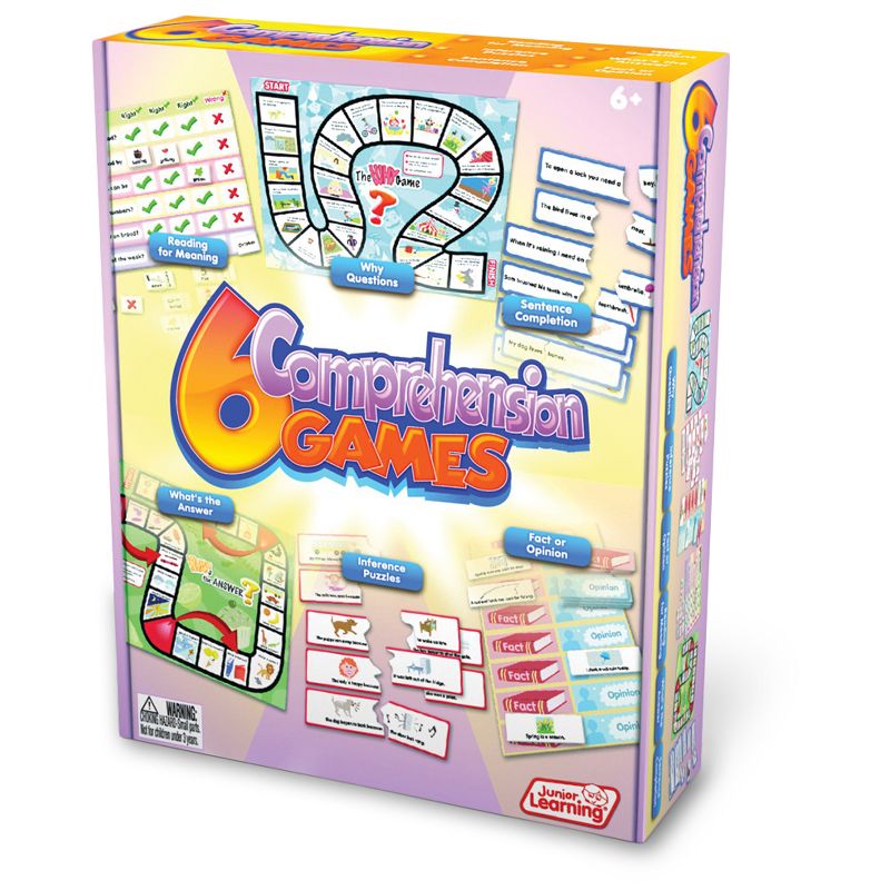 Junior Learning Comprehension Games 6ct