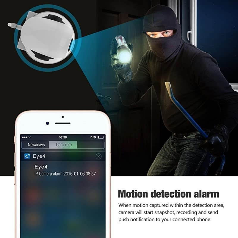 CameraVStarcam Wireless IP Camera with Night Vision for Indoor 2 Way Audio and MultiUsers Home Security MonitorPTZ Motion Detection Pet Baby Cam with Cloud Service Support Max 128G SD Card