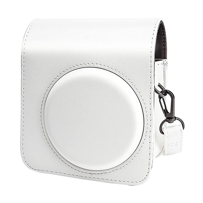 Accessories Bundle Kit Set Compatible with Fujifilm Instax Mini 70 Instant Film Camera, Accessory Include Case, Album, Stickers, Photo Frames, Hanging Frame, Strap (White)