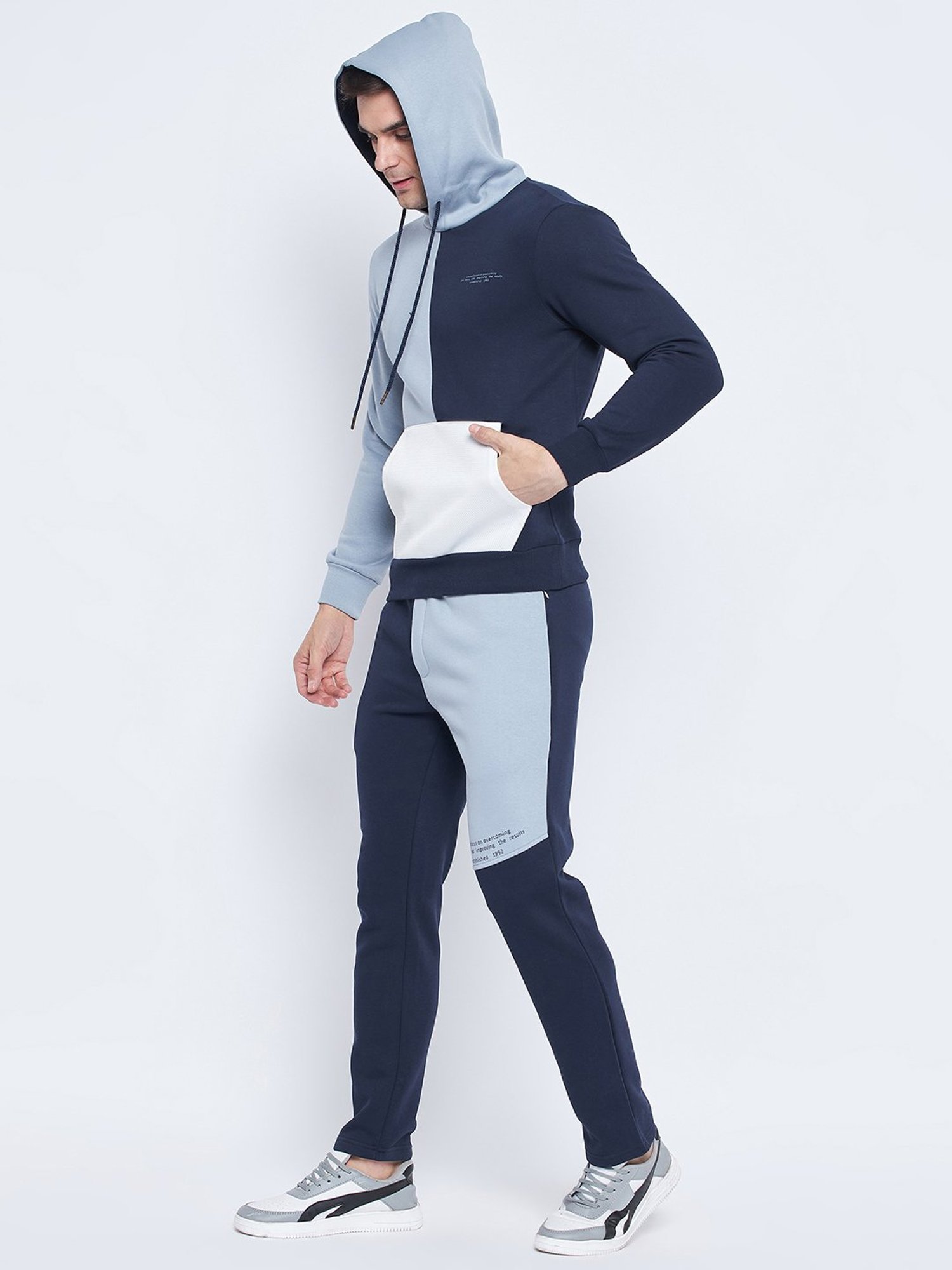 Camla Navy Regular Fit Tracksuit