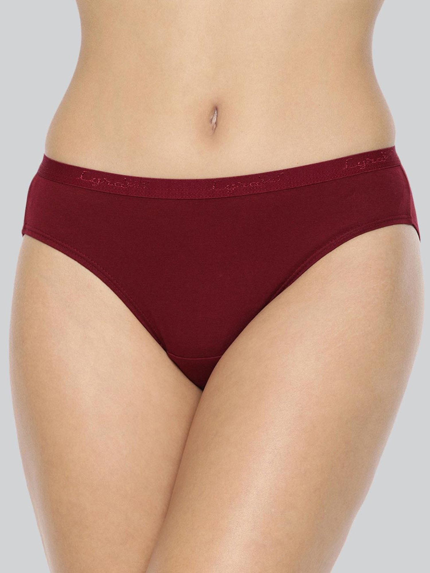 Lyra Assorted Color Cotton Bikini Panties - Pack Of 2