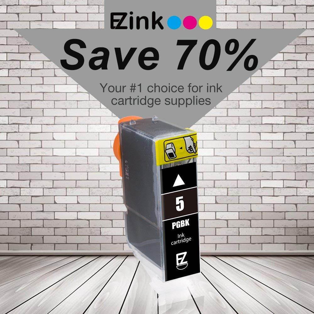 E-Z Ink (TM) Compatible Ink Cartridge Replacement for Canon PGI-5 PGI5 CLI-8 CLI8 to use with Pixma Pro9000 iP6600D iP4300 iP4500 MP600 (3 Large Black,3 Small Black,3 Cyan,3 Magenta,3 Yellow, 15 pack)