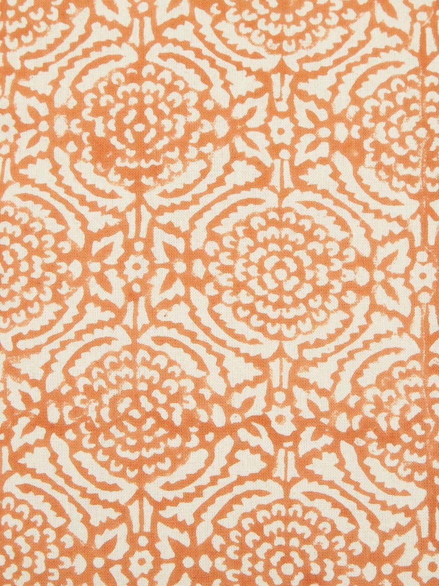 Fabindia Standalone Orange Cotton Cushion Cover