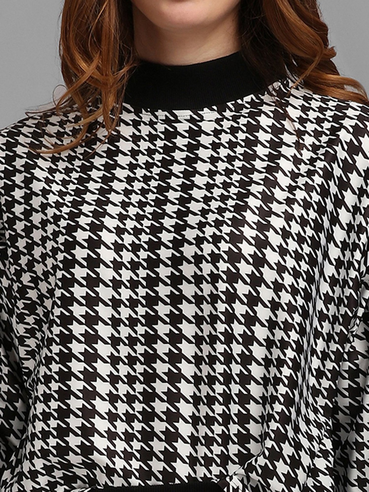 PURVAJA Black Checks Co-Ord Set