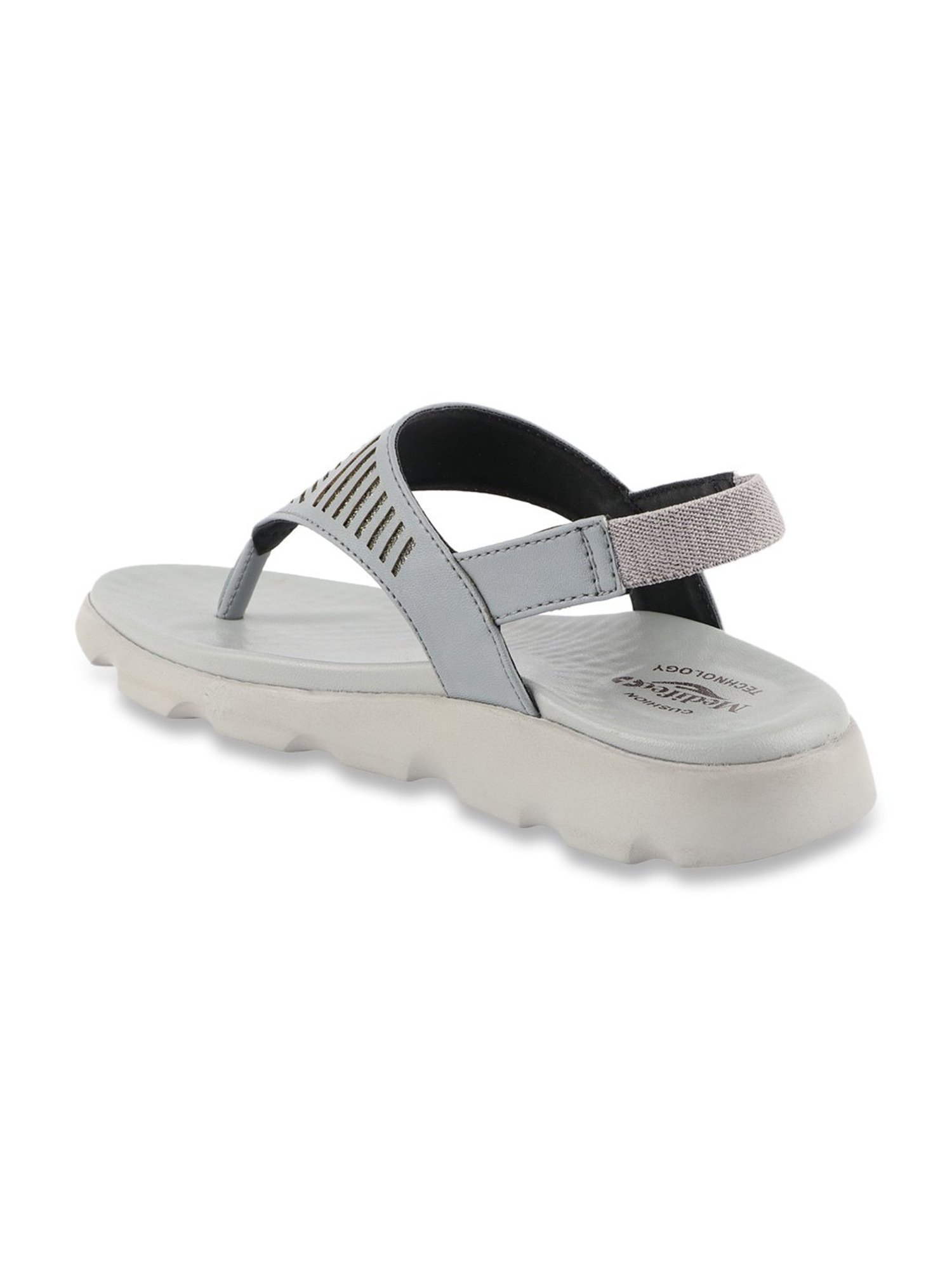 MediFeet Women's Replay Grey Sling Back Sandals