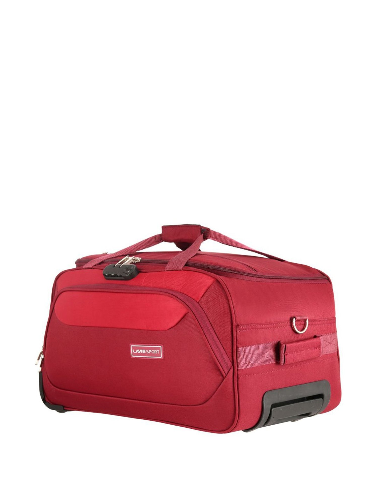 Lavie Sport 57 cms Anti-theft Sage Wheel Duffle Bag  | Duffle Bag (Maroon)