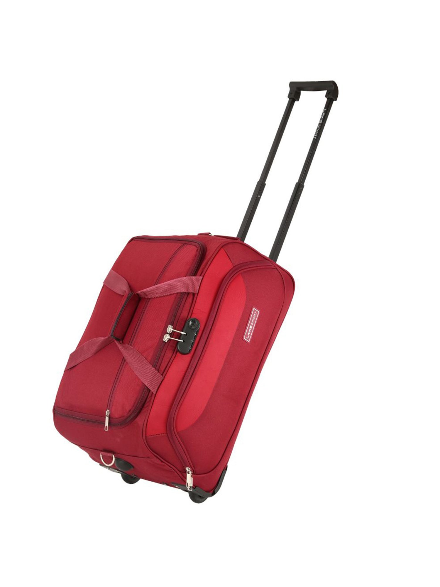 Lavie Sport 57 cms Anti-theft Sage Wheel Duffle Bag  | Duffle Bag (Maroon)