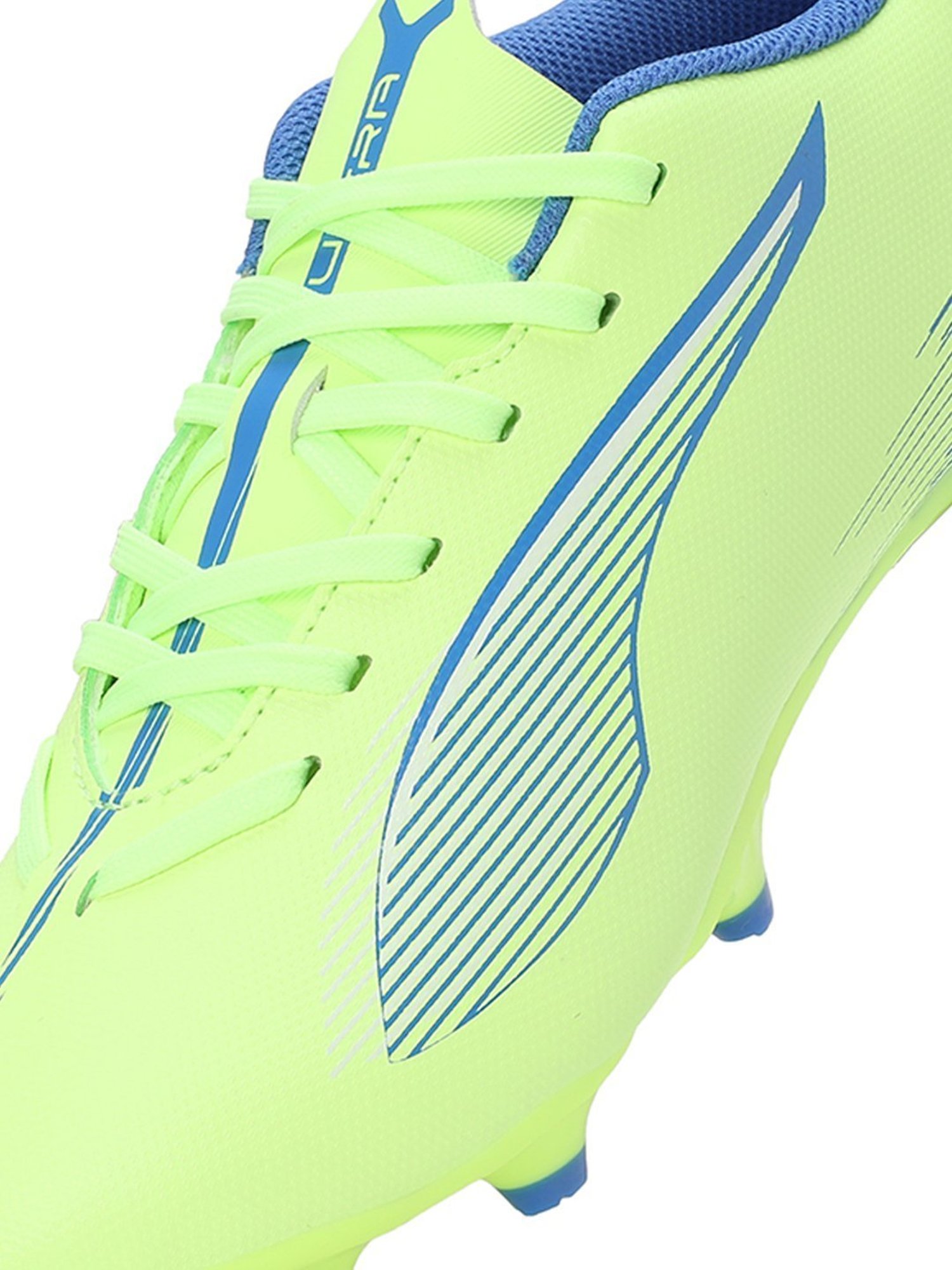 Puma Kids ULTRA 5 PLAY FG/AG Fizzy Apple Football Shoes