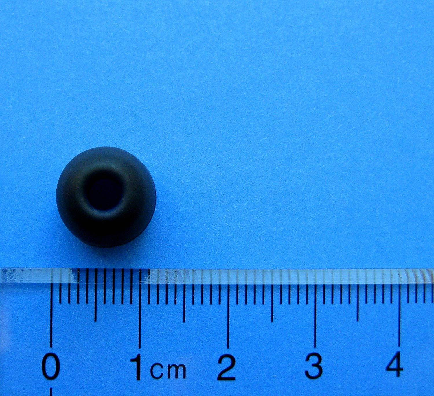 8pcs Small (S) Comfort Stay (BK) Replacement Set Earbuds Eartips for Jaybird X2 Wireless Bluetooth In Ear Earphones/Headphones