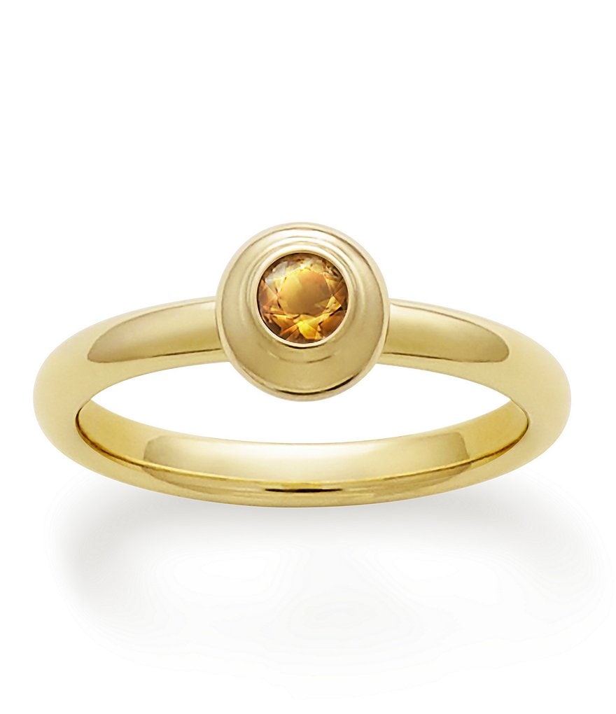 James Avery Remembrance Ring November Birthstone with Citrine