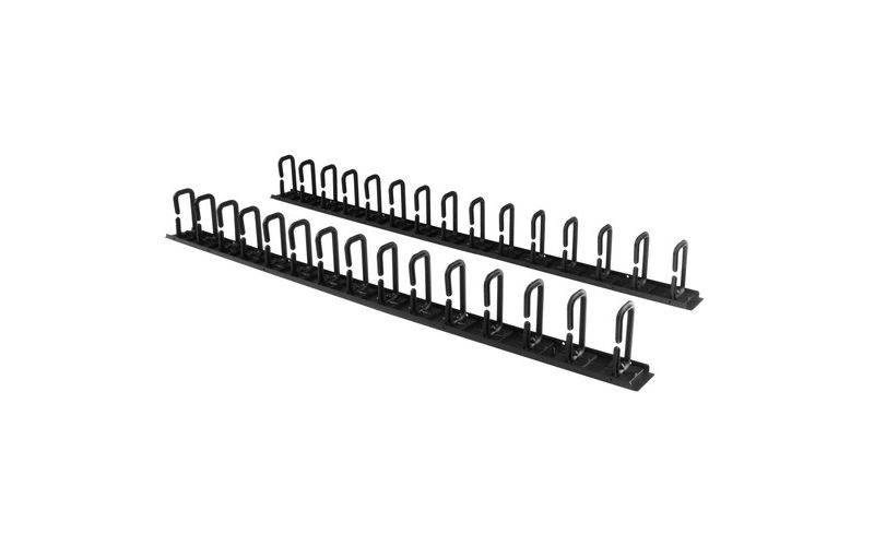 StarTech.com Vertical 0U Server Rack Cable Management w/D-Ring Hooks - 40U Network Rack Cord Manager Panels - 2X 3ft Wire Organizers (CMVER40UD)
