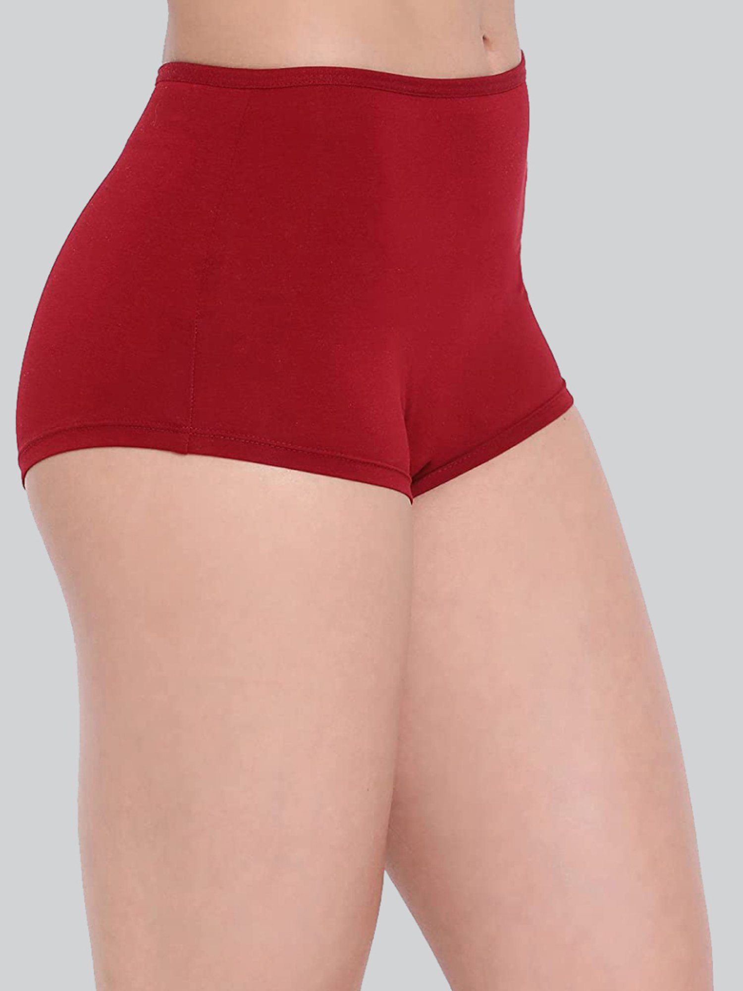 Lyra Assorted Color Cotton Boy Shorts Panties - Pack Of 9