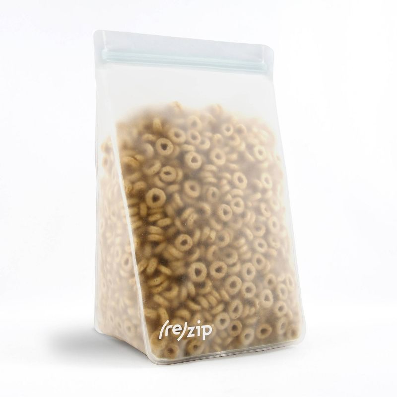 (re)zip Tall Leak Proof Reusable Clear Storage Bag - 2ct