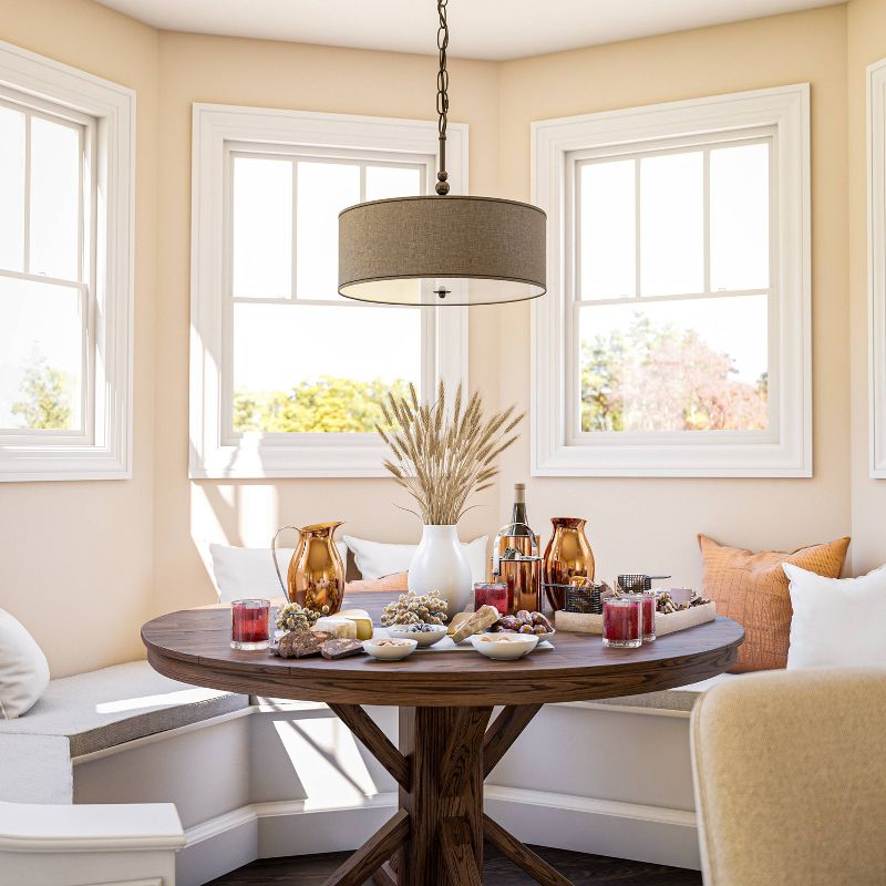 Kenroy Home Oil Rubbed Bronze Finish Margot 3 Light Pendant