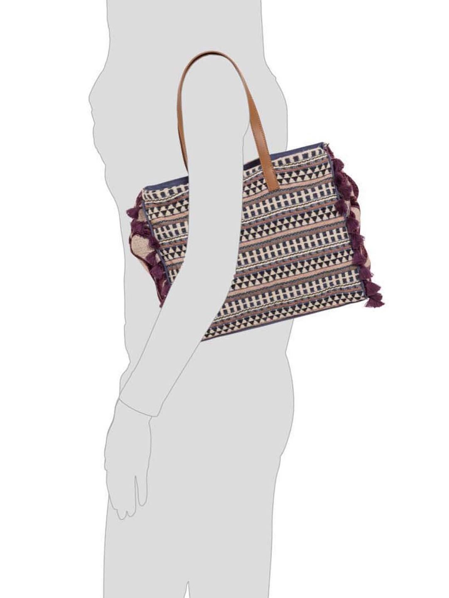 CARPISA Multicolor Printed Medium Shoulder Bag