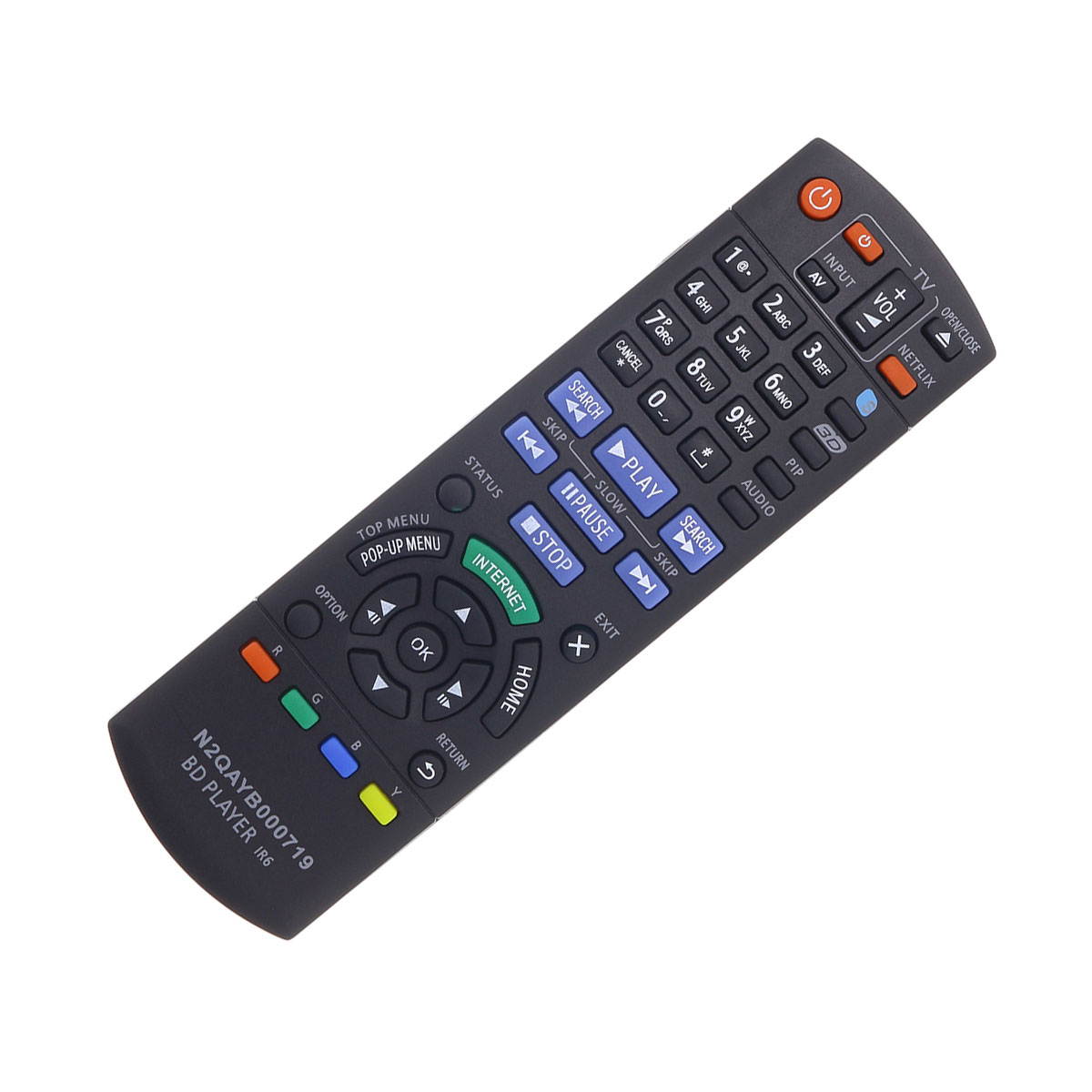New Replacement DVD / Blu-Ray Remote Control For Panasonic N2QAYB000719