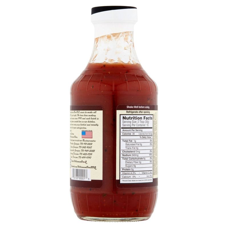 Williamson Bros. Bar-B-Q Original Sauce - 16 fl oz