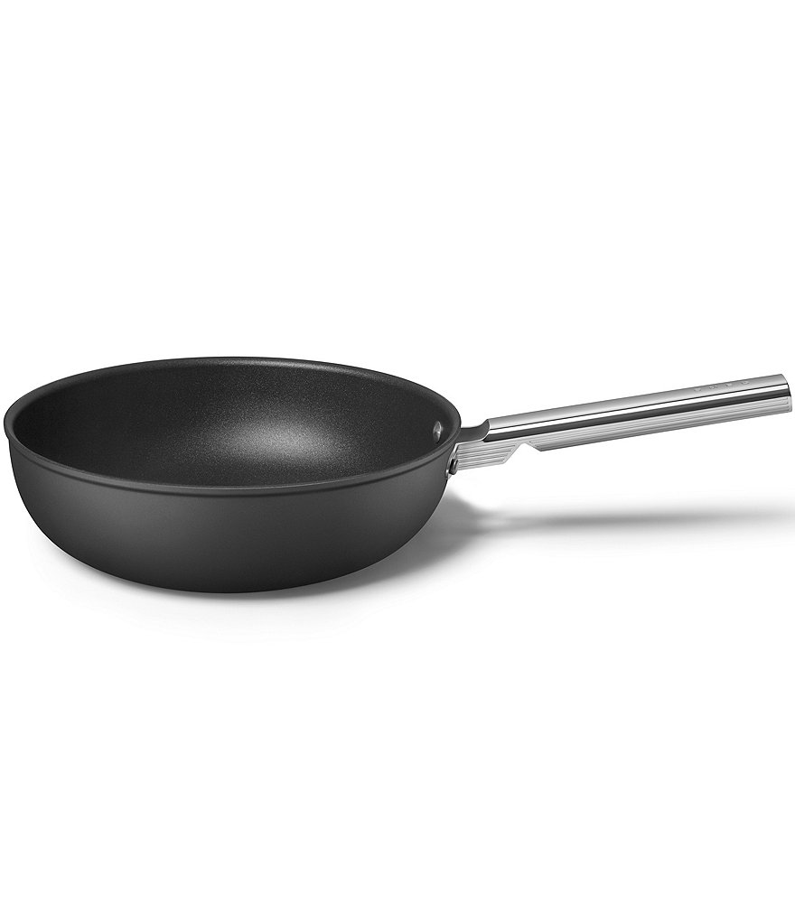 Smeg 50s Retro Style Nonstick 12#double; Wok Pan