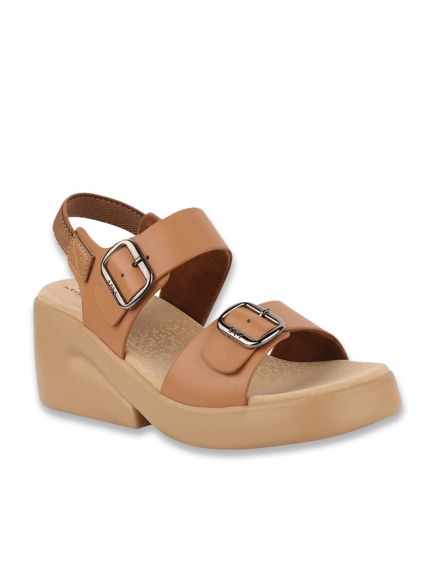 MediFeet Women's Beige Sling Back Wedges