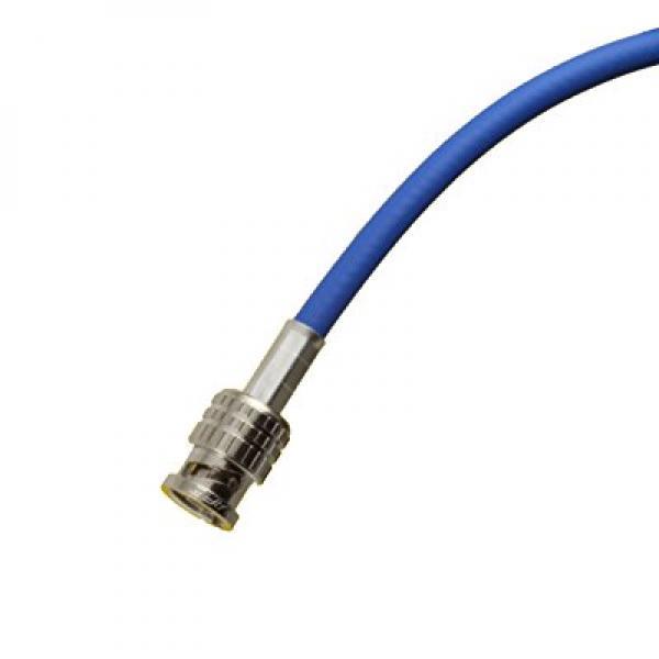 15 foot Blue BJC High-flex 3G/6G HD SDI patch cable (Belden 1505F), BNC to BNC