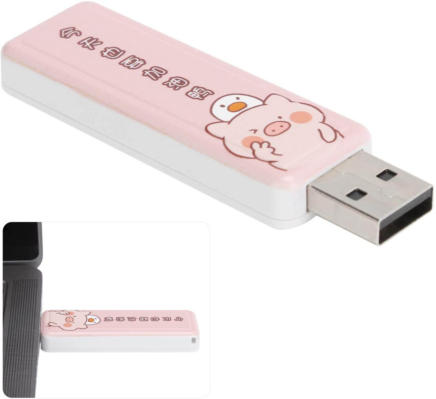 01 U Disk, Portable Flash Disk Flash Disk USB Flash Drive for Office for School for Home for Car(Refueling Duck, 32GB)