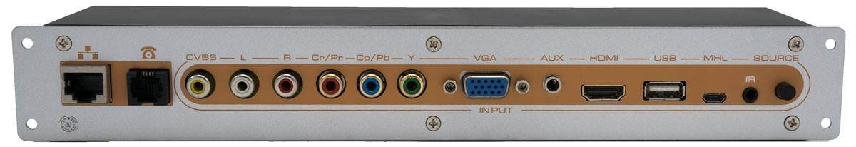 WolfPack 5X1 HDMI Media Center - Upscales various inputs to HDMI With 1-Year Warranty