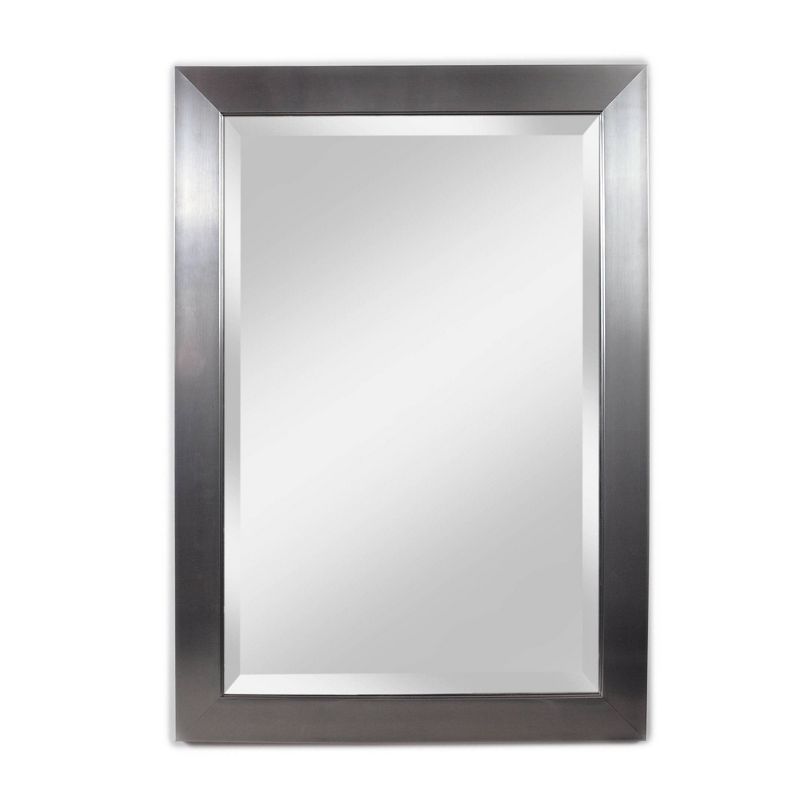 29" X 41" Contempo Beveled Glass Wall Mirror Silver - Alpine Art & Mirror