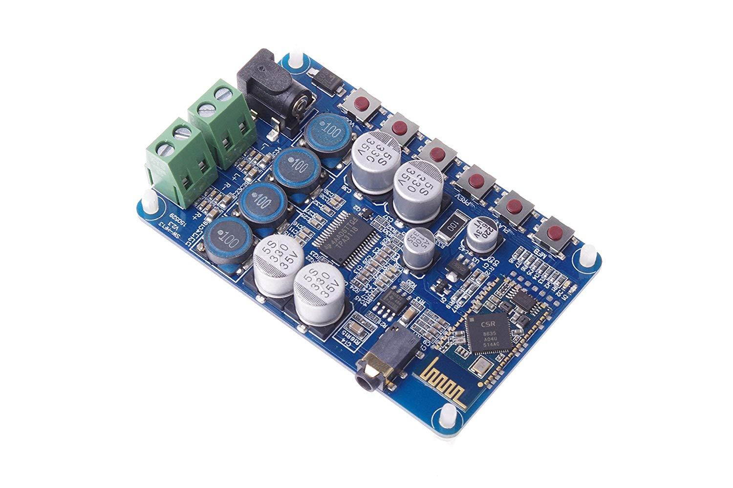 SMAKN&reg; TPA3116 Bluetooth 4.0 Receiver Stereo Power Amplifier Board 2X50W