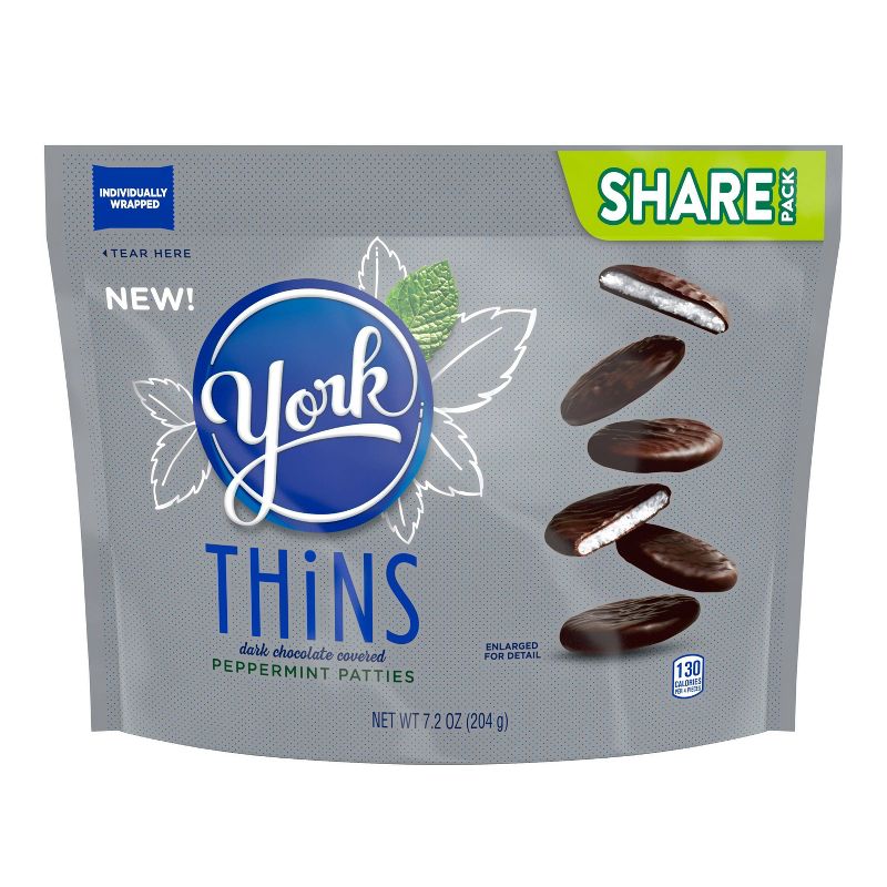 York Peppermint Pattie Thins - 7.2oz