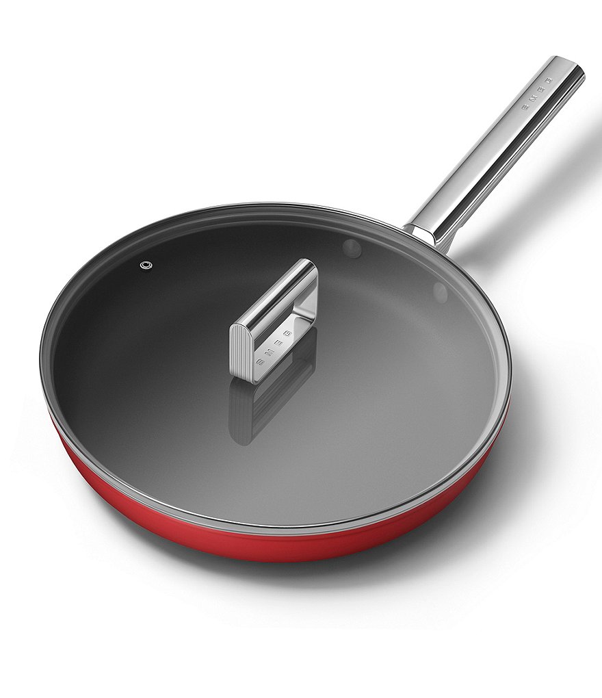 Smeg 50s Retro style Nonstick 12#double; Frying Pan