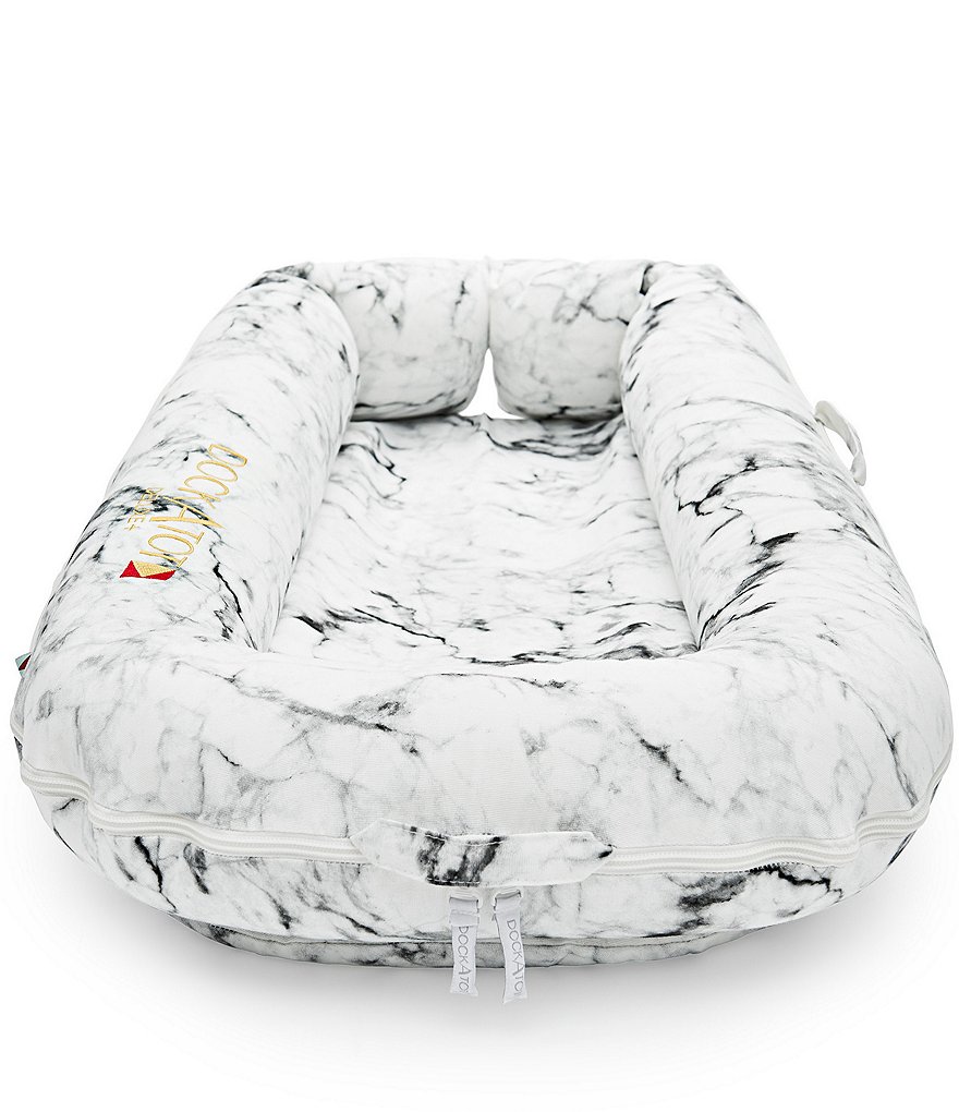 DockATot 0-8 Month Marble Print Deluxe Dock Stage 1