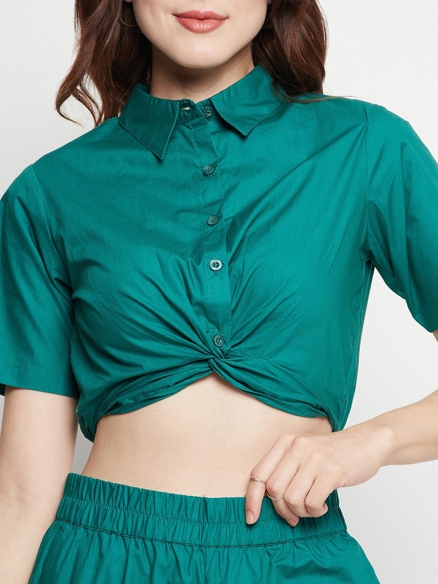 Camla Green Printed Maxi Co-Ord Set