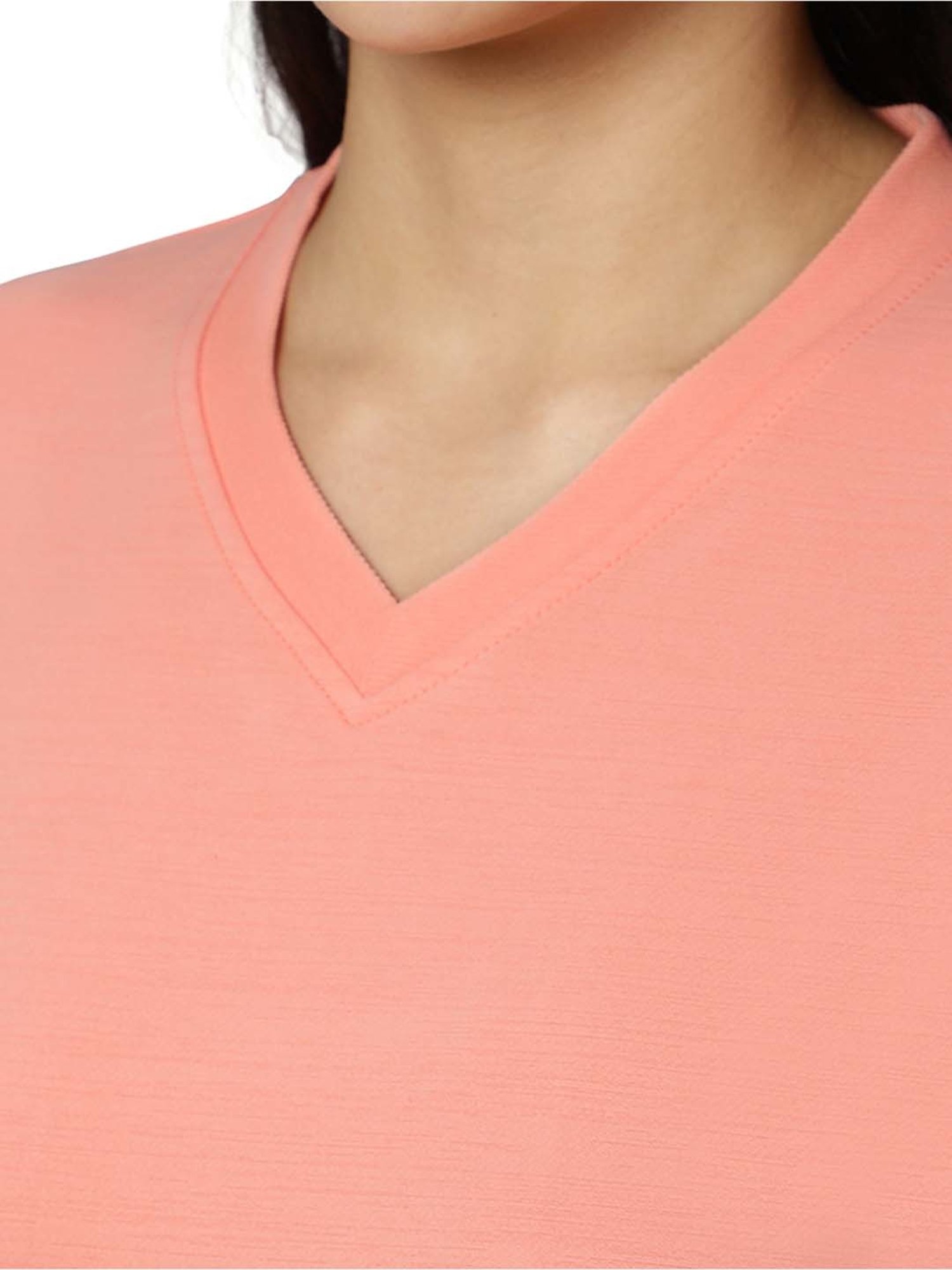 Omtex Pink Regular Fit Sports T-Shirt