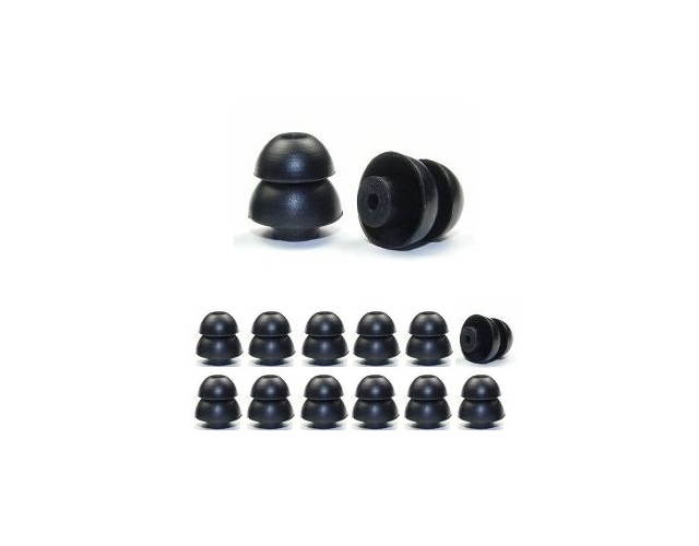 Double flange ear tips with 2mm connection hole diameter fits most Etymotic Research, Klipsch, Shure, & Westone earphones (please verify specific models); replacement earbud tips; replacement ear tips