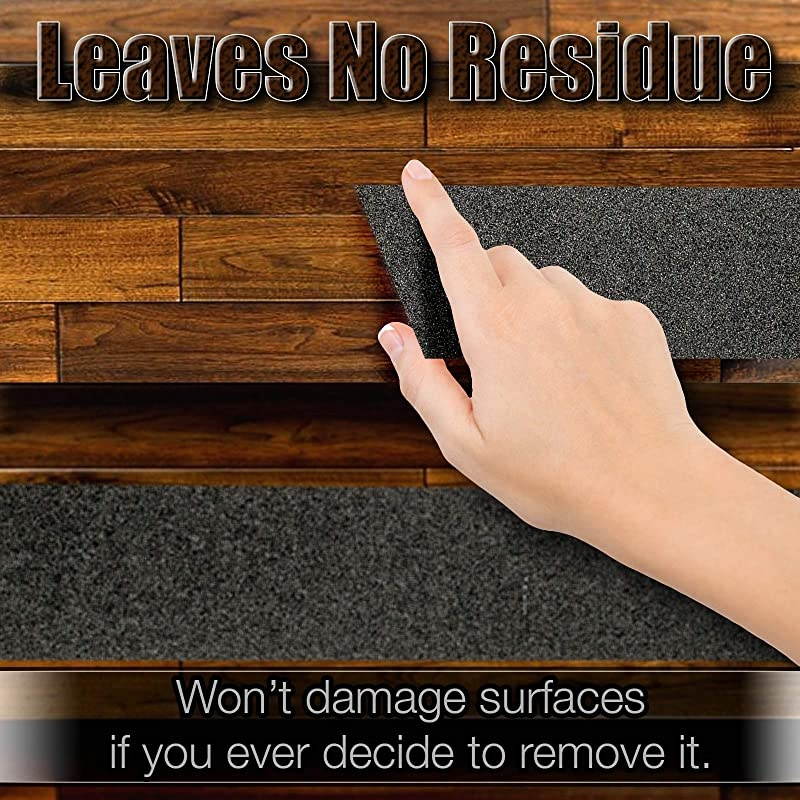 Grip Tape Roll 4 Inch x 30 Foot | AntiSkid Tape with High Traction 80 Grit | Weatherproof Tread for Indoors Outdoors | NonSlip Safety Grippy Pad for Stairs Steps Deck Ladder More