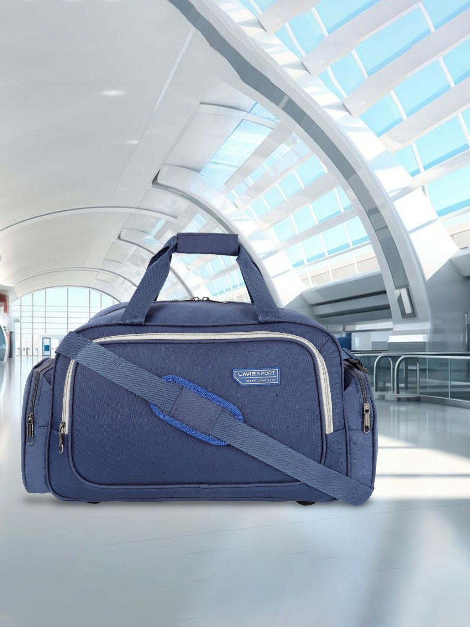 Lavie Sport Bristol Medium 55 cms Duffle Bag | Duffle (Navy)