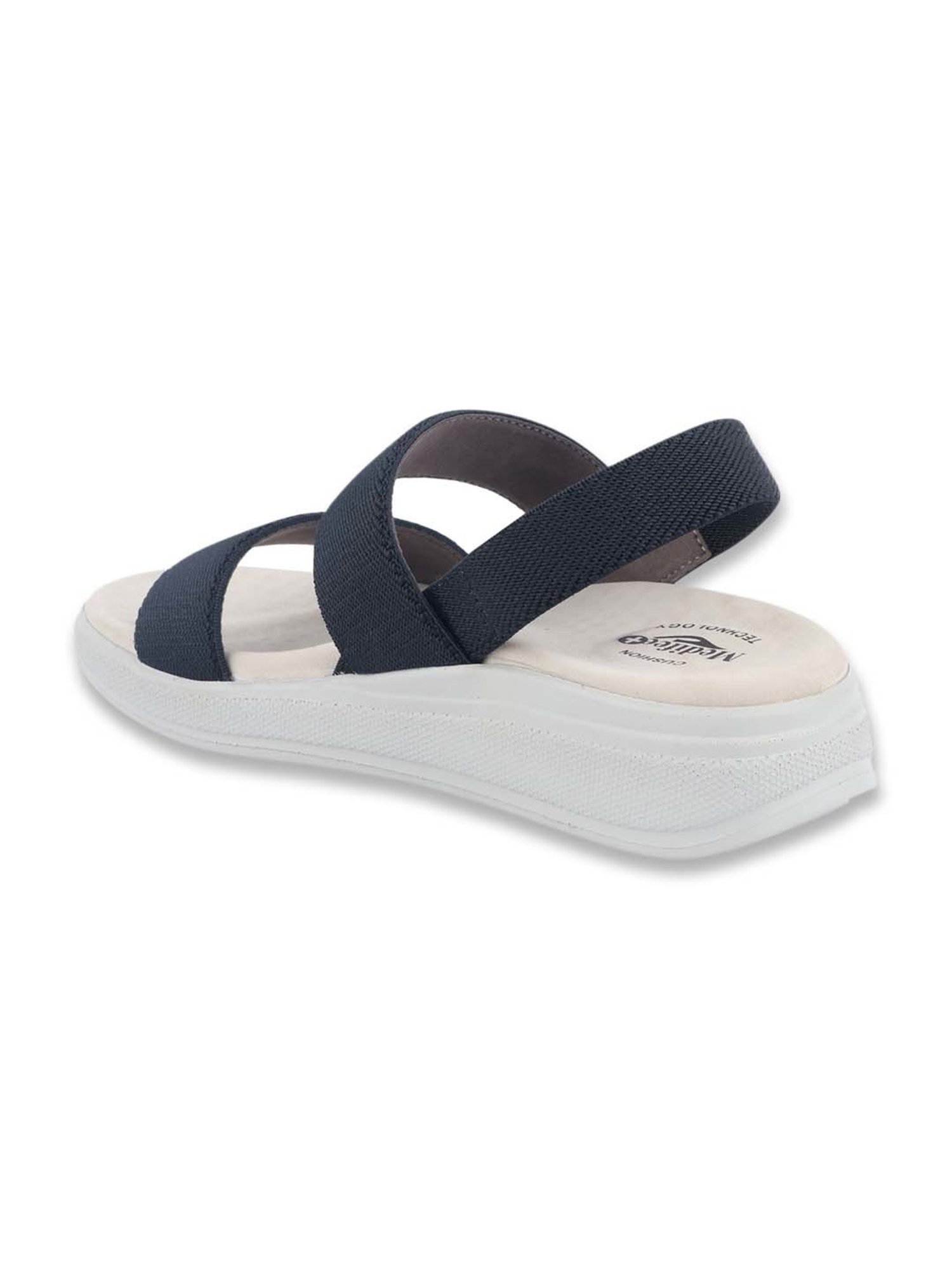 MediFeet Women's Black Sling Back Wedges