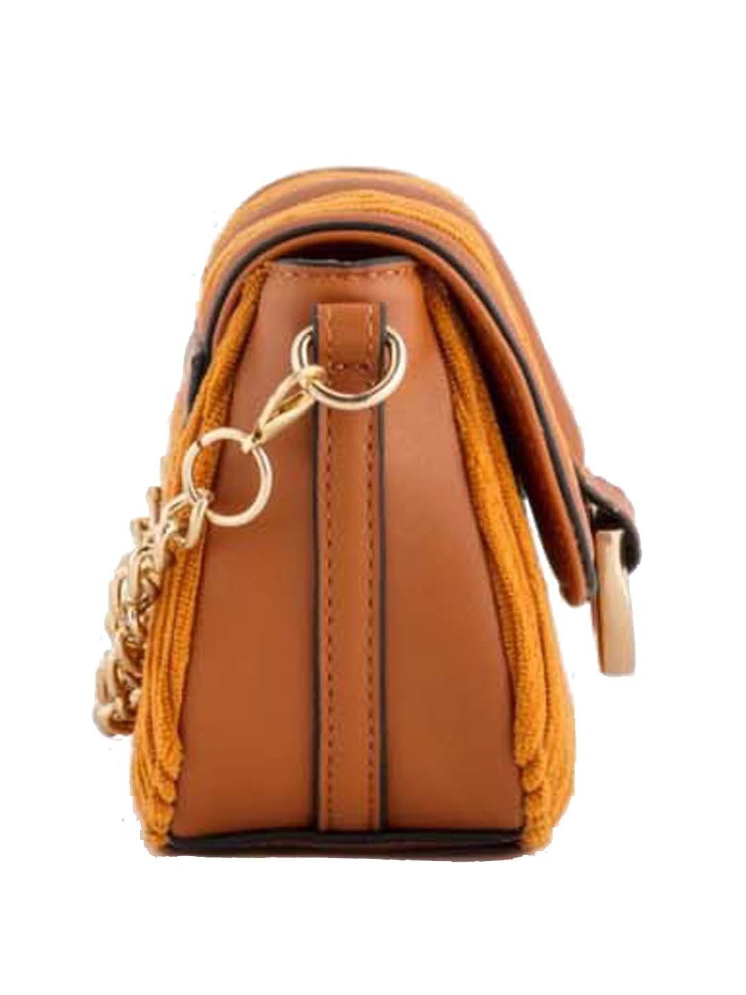 CARPISA Tan Textured Mini Sling Handbag