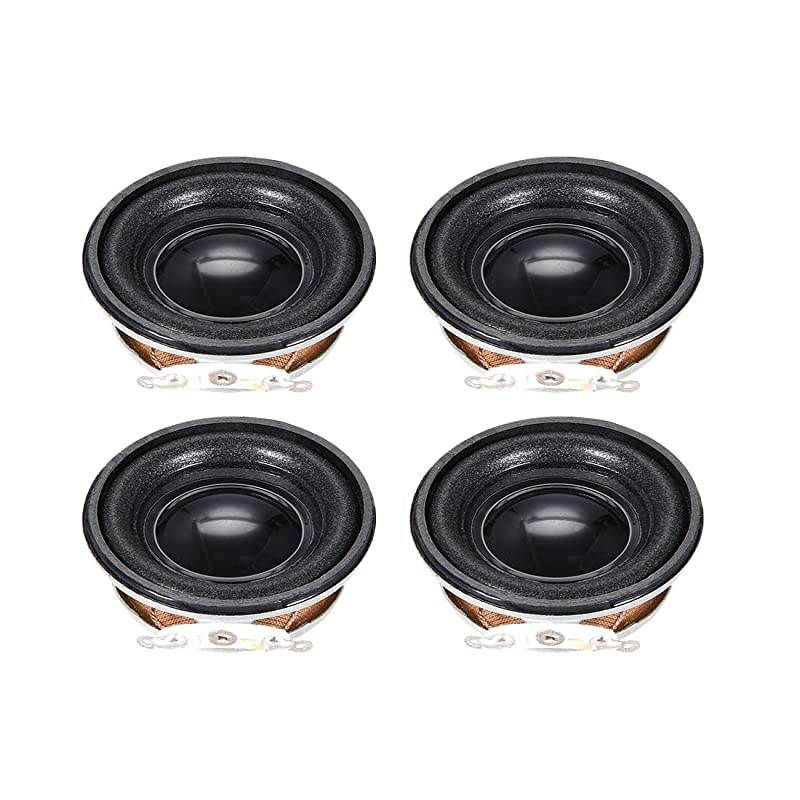 3W 4 Ohm DIY Speaker 40mm Round Shape Replacement Loudspeaker 4pcs