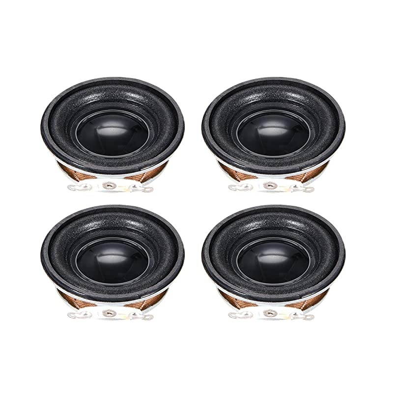 3W 4 Ohm DIY Speaker 40mm Round Shape Replacement Loudspeaker 4pcs