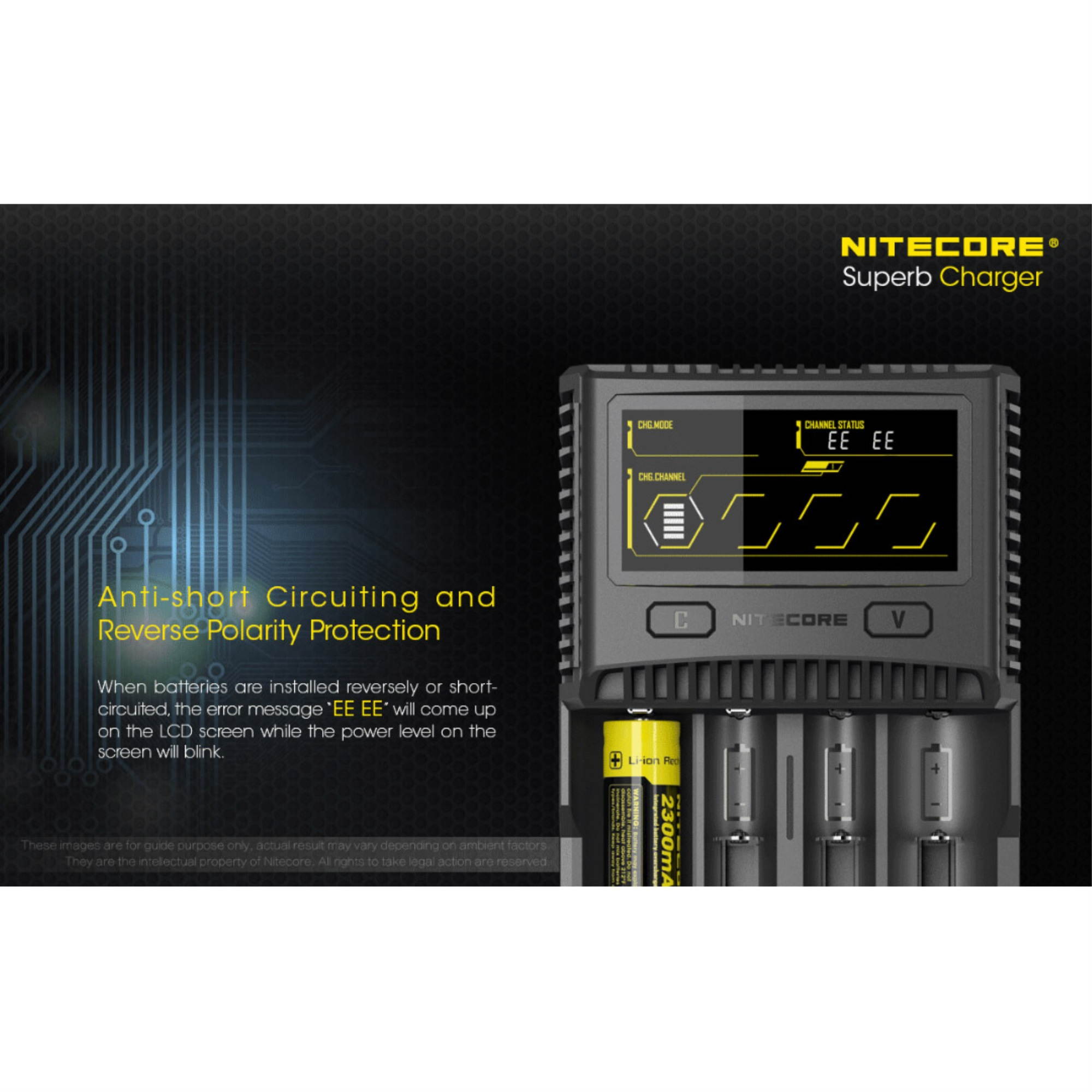 NITECORE CHG-NITE-SC4 Superb Charger 4-Slot Battery Charger