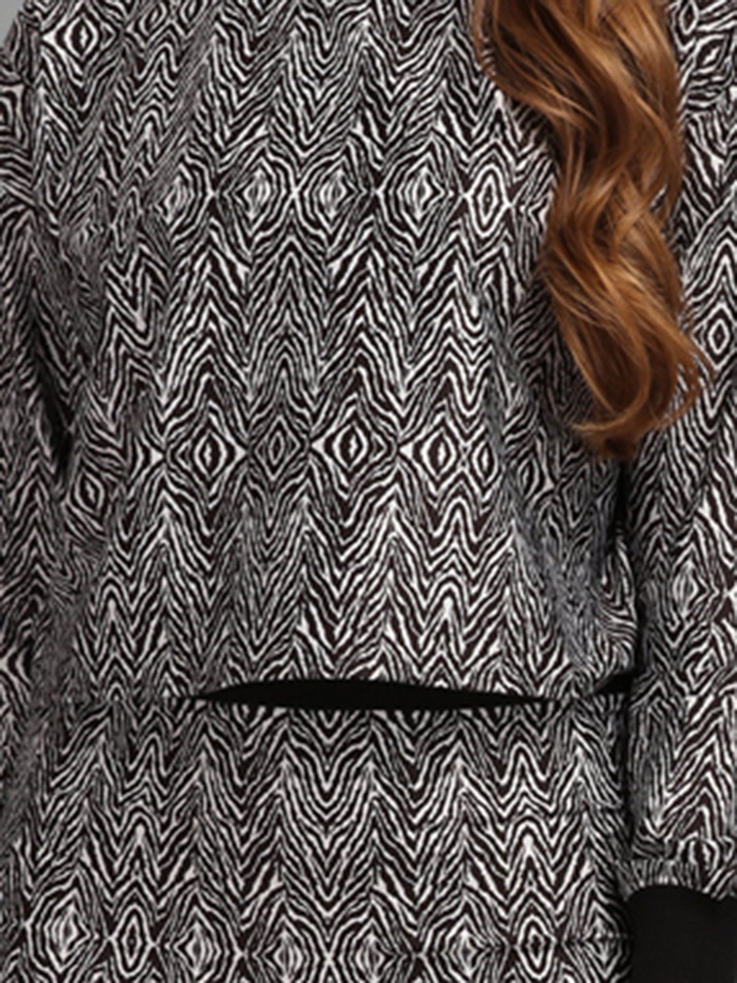 PURVAJA Black & White Printed Co-Ord Set