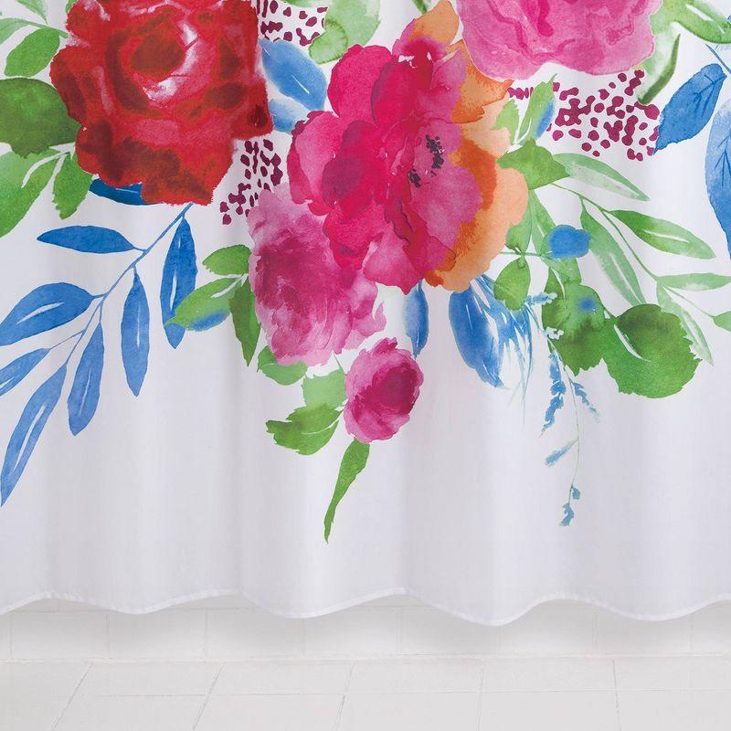 Floral Burst Shower Curtain - Allure Home Creations